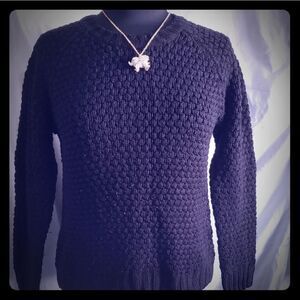 Jenny Black Acrylic Sweater